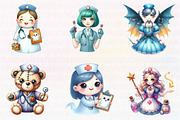 Halloween Nurse PNG Sublimation Clip, an Illustration by CreationArt (Thumbnail 2 of 5)