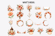 Cozy Autumn Botanical Clipart Set, a Decorative Illustration by Anca Digital Vibe (Thumbnail 3 of 12)