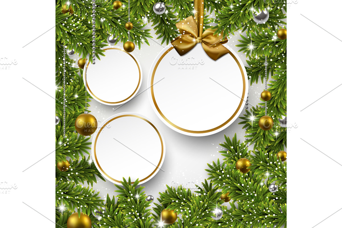 Christmas & New Year cards templates, a Card Template by Vjom (Photo 4 of 6)