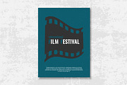 Vintage Film Festival Poster, a Decorative Illustration by PsychocheArt (Thumbnail 2 of 3)