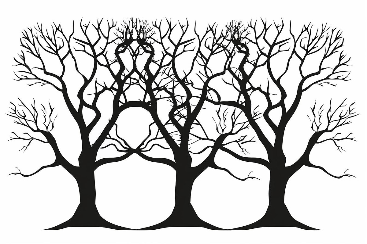 Nature Tree Silhouette Bundle, an Illustration by hafijul (Photo 2 of 9)