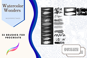 Watercolor - 32 Procreate Brushes, a Brush Add-On by MissPerfectKaos (Thumbnail 3 of 9)