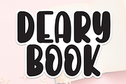 Deary Book | Script Font, a Script Font by Scratchones (Thumbnail 1 of 8)