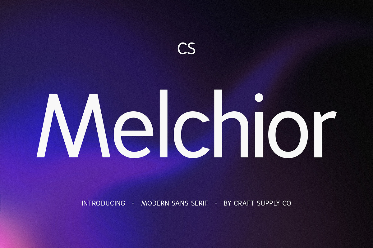 CS Melchior – Contemporary Font, a Sans Serif Font by Craft Supply Co. (Photo 1 of 8)