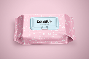 Wet Wipes Mockup