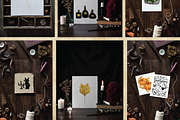 witchy flat lay art mockups bundle, a Holiday Photo by Foxtail Pine Studio (Thumbnail 3 of 3)