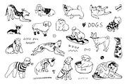 Funny Dogs, an Animal Illustration by GooseFrol (Thumbnail 5 of 14)