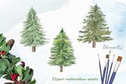 Watercolour Christmas Trees Holidays, an Object Illustration by Bloomella (Thumbnail 3 of 6)