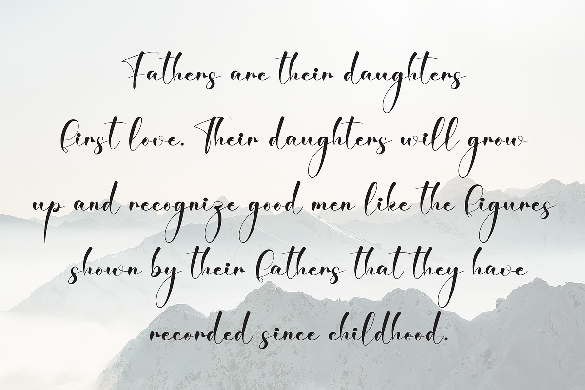 Angelina Decoration | Script Font, a Handwritten Font by Scratchones (Photo 6 of 8)