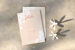 Blush Wedding Stationery Suite