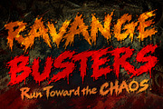 RAVANGE BUSTERS - Bold Grunge Chaos, a Handwritten Font by HypeWorksCo (Thumbnail 1 of 12)