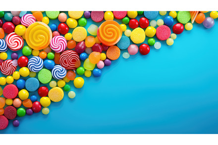 tasty colorful candy food ai, a Background Photo by pikepicture