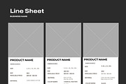 Line Sheet Canva Template, a Templates & Theme by KOLLABO Creatives (Thumbnail 4 of 5)