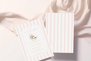Pink Girl's Birthday Party Invite, an Invitation Template by LucaTheme (Thumbnail 2 of 5)