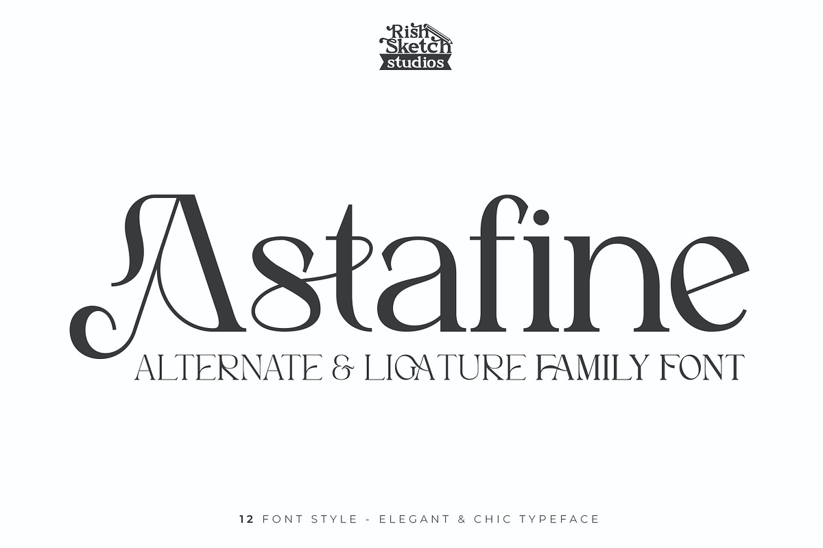 Astafine - Serif Typeface Family, a Serif Font by Rishsketch (Photo 15 of 16)