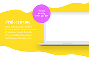 MacBook™ Mockup with a Wave, a Device Mockup by eppearance (Thumbnail 2 of 5)