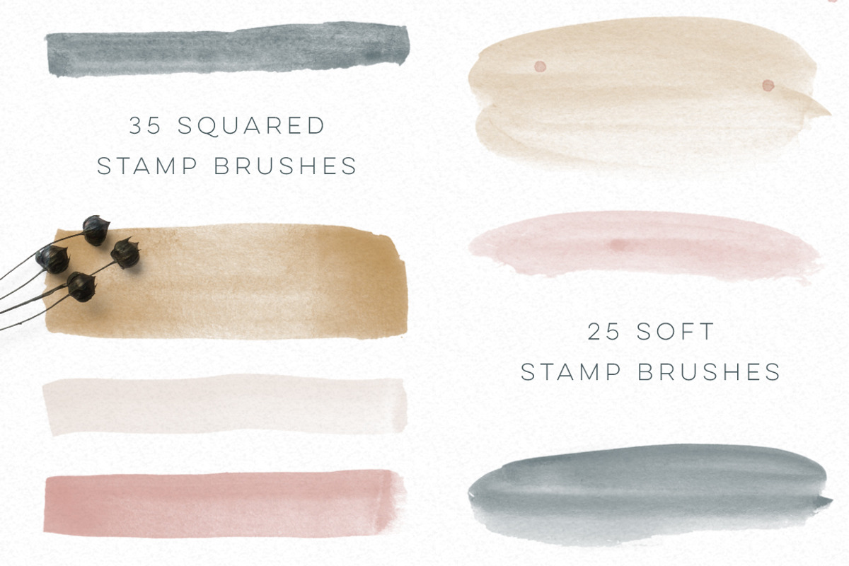 Procreate Brushes Watercolor Kit preview 6