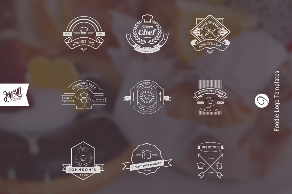 54Vintage-Logos-MarvelBundle, a Branding & Logo Template by Cre8iveSense (Photo 3 of 7)