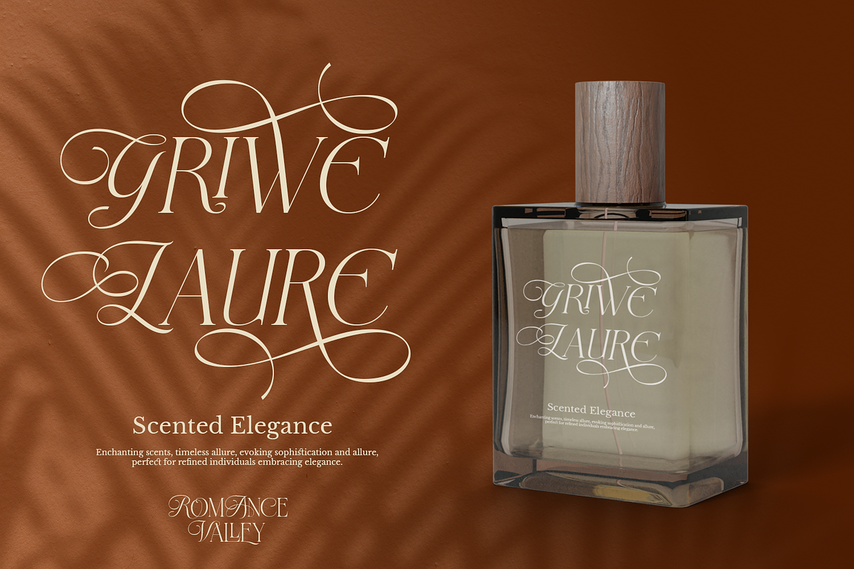 Romance Valley - Ligature Serif Font, a Serif Font by Pixesia Studio (Photo 5 of 11)
