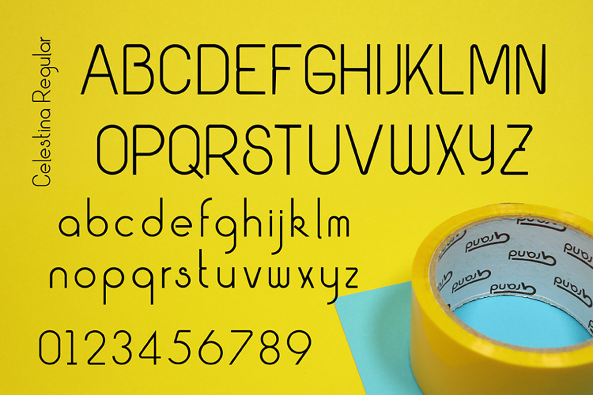Celestina, a Sans Serif Font by edcreative (Photo 4 of 5)