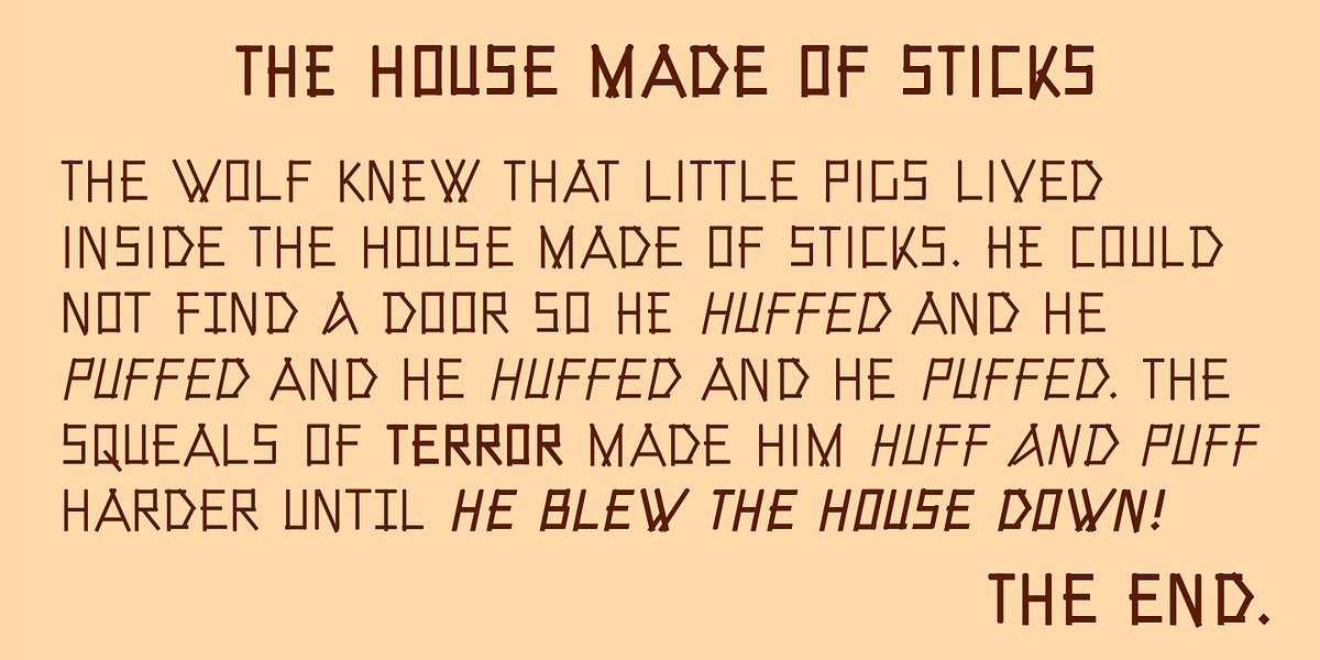TapedUp, a Font by Ingrimayne Type (Photo 4 of 7)