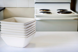 White Bowls in Kitchen, a Food & Drink Photo by THP Creative