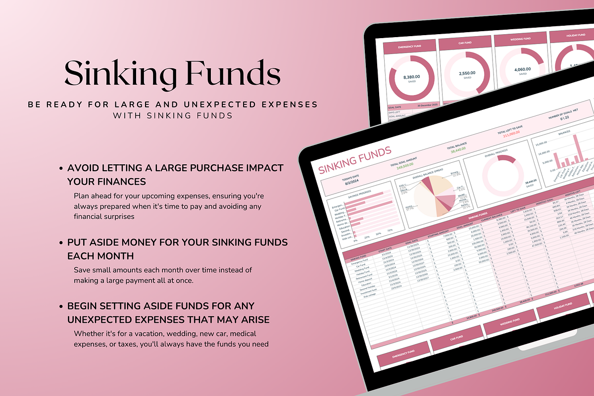 Ultimate Weekly Budget - Red, a Templates & Theme by The Creative Plans co (Photo 6 of 10)
