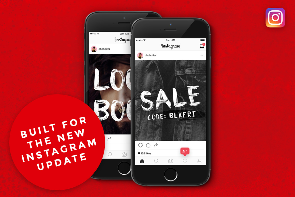 Brixton Instagram Layout Templates, a Templates & Theme by Tony Craig (Photo 4 of 6)