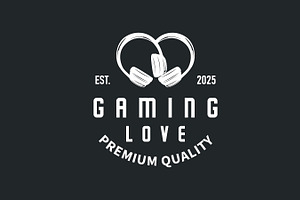 modern design gamer headset logo, a Branding & Logo Template by Maylianaw28