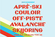 BRECKINRIDGE by Old Colorado Type Co, a Font by Old Colorado Type Co. (Thumbnail 3 of 3)