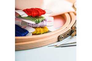 Embroidery set fot cross stitching