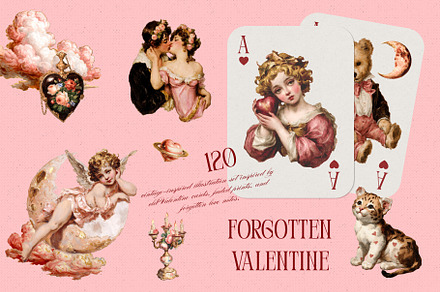 Forgotten Valentine Illustration Set, a Decorative Illustration by Trissa