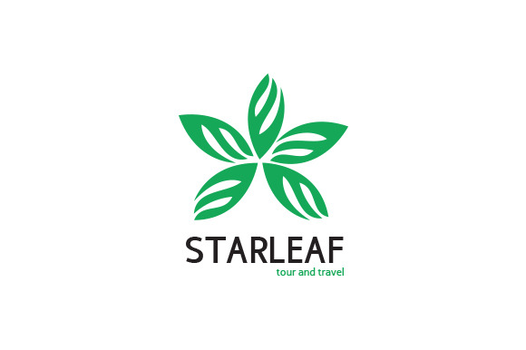 Star Leaf Logo Template, a Branding & Logo Template by gunaonedesign