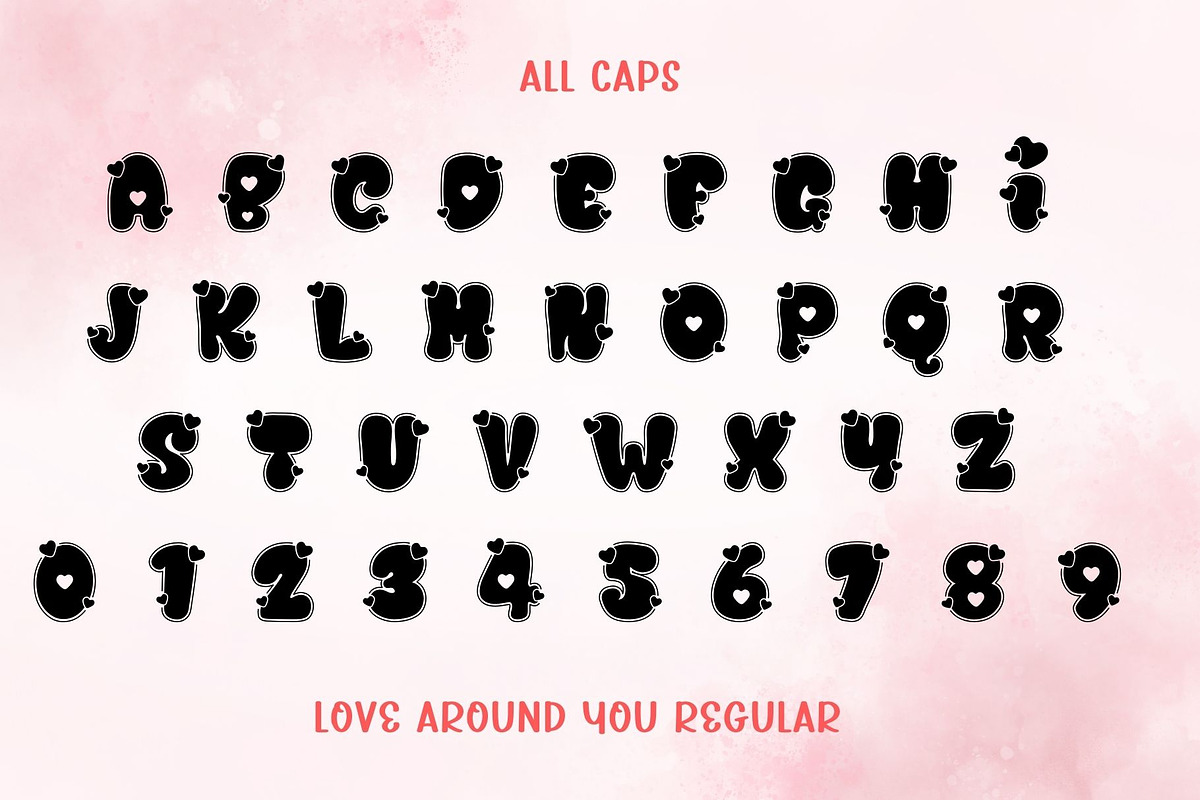 Love Around You Font Duo, a Script Font by AnningArts (Photo 6 of 8)