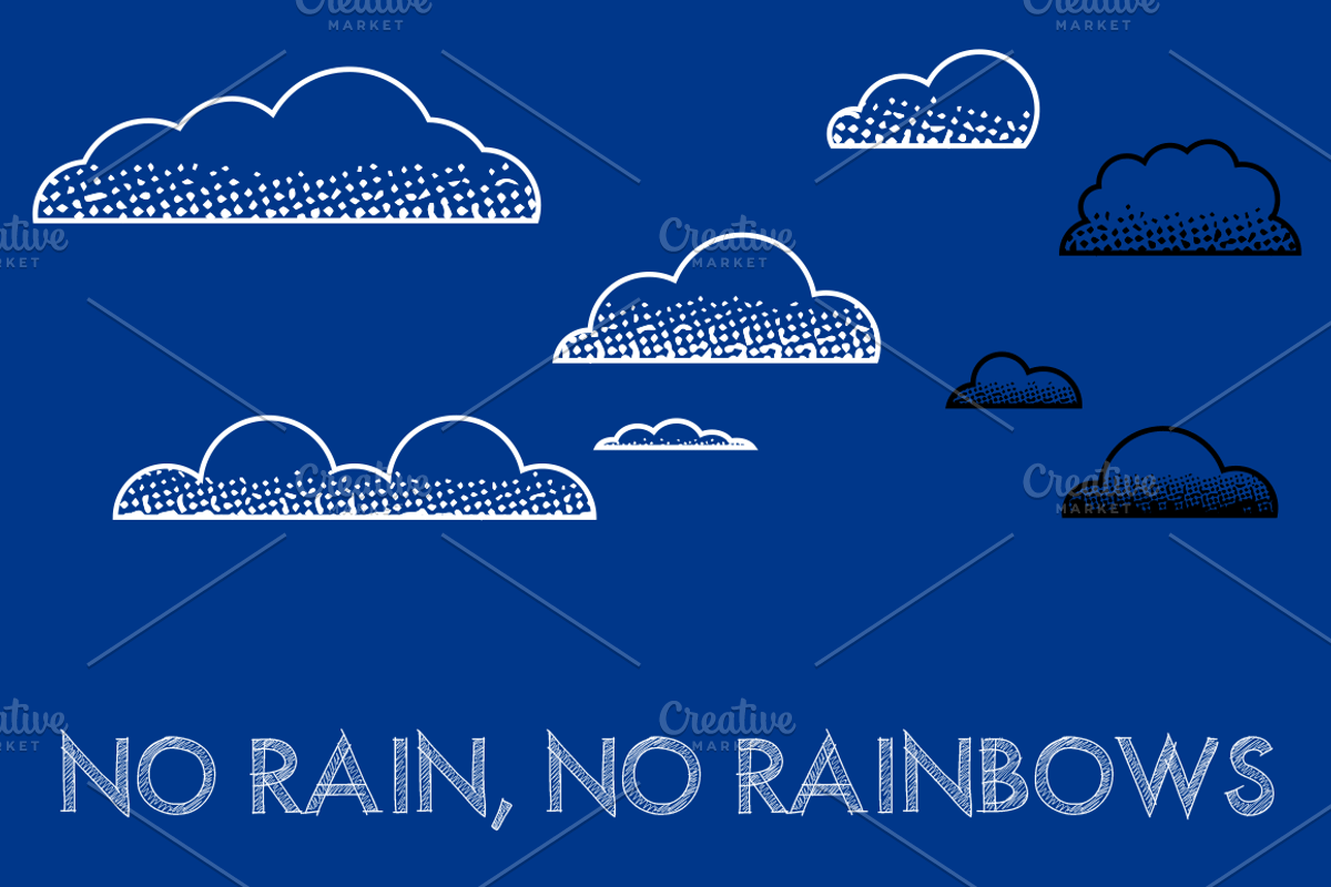 Textured Clouds and Bushes, an Illustration by Phillustrations (Photo 5 of 6)