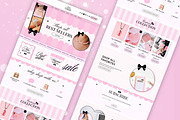Pretty Pink Girly Shopify Theme, a Shopify Template by Template Twist Shop (Thumbnail 2 of 8)