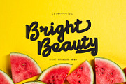 Bright beauty Family, a Script Font by madeDeduk (Thumbnail 1 of 8)