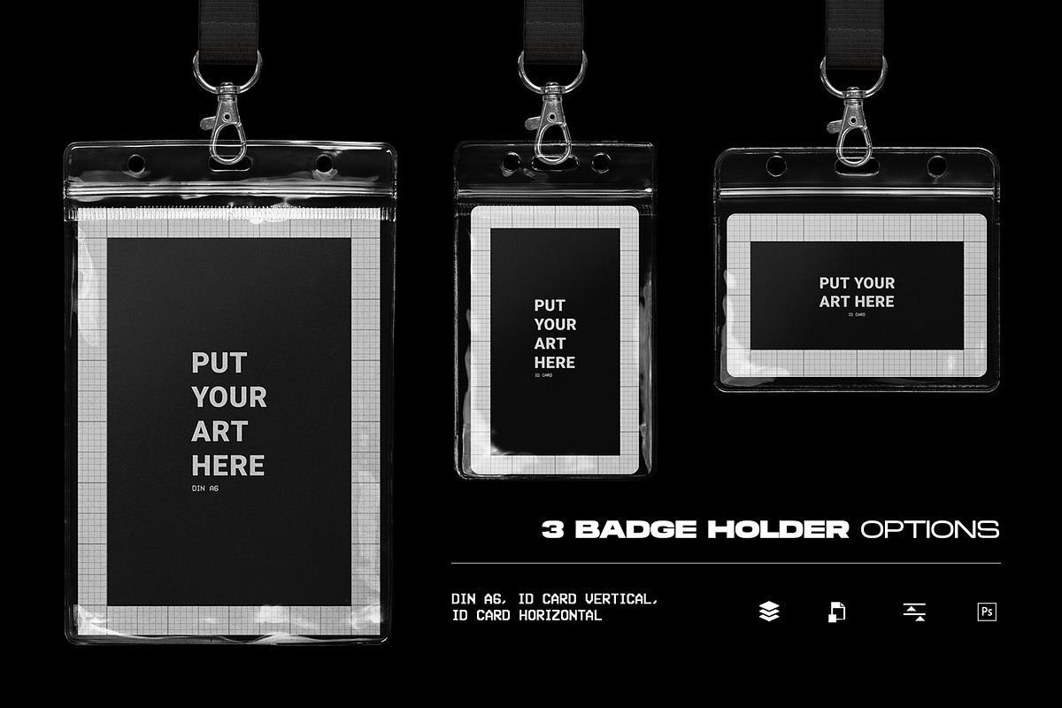 Authentic Lanyard & ID Badge Mockup, a Mockup by FLYERWRK (Photo 4 of 8)