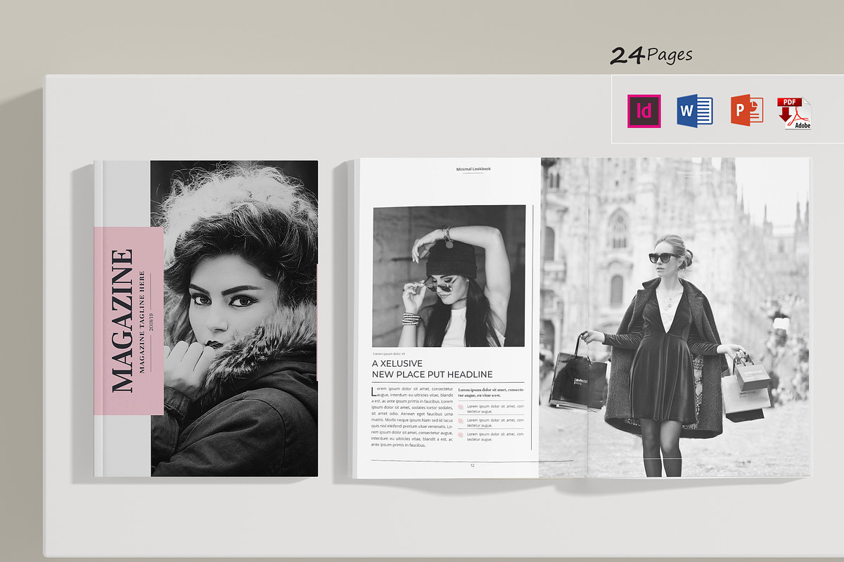 Fashion Magazine Templates, a Magazine Template by obidullah_01 (Photo 1 of 14)