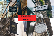 Signs & Facade Boards Logo Mockups, an Advertising Mockup by ThePhoton (Thumbnail 6 of 6)