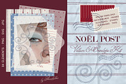 Noël Post Vellum & Envelope Kit, an Object Graphic by Anzhelika (Thumbnail 1 of 11)