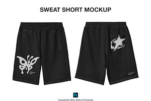 Sweat Short Mockup, a Bottom Mockup by Irhasalfahad