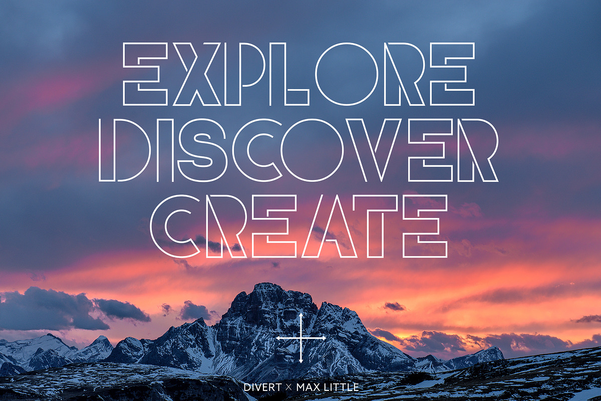 Divert, a Sans Serif Font by Little Fonts (Photo 10 of 11)