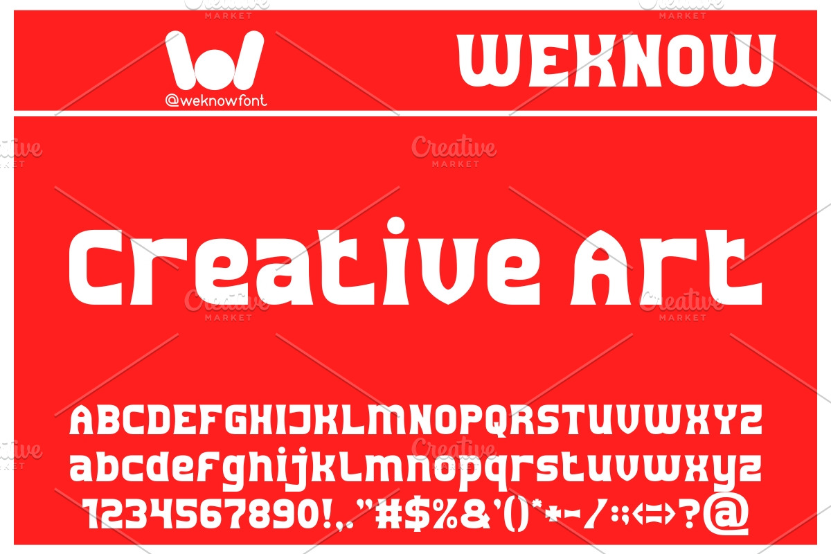 Be Happy font, a Font by weknow (Photo 6 of 6)