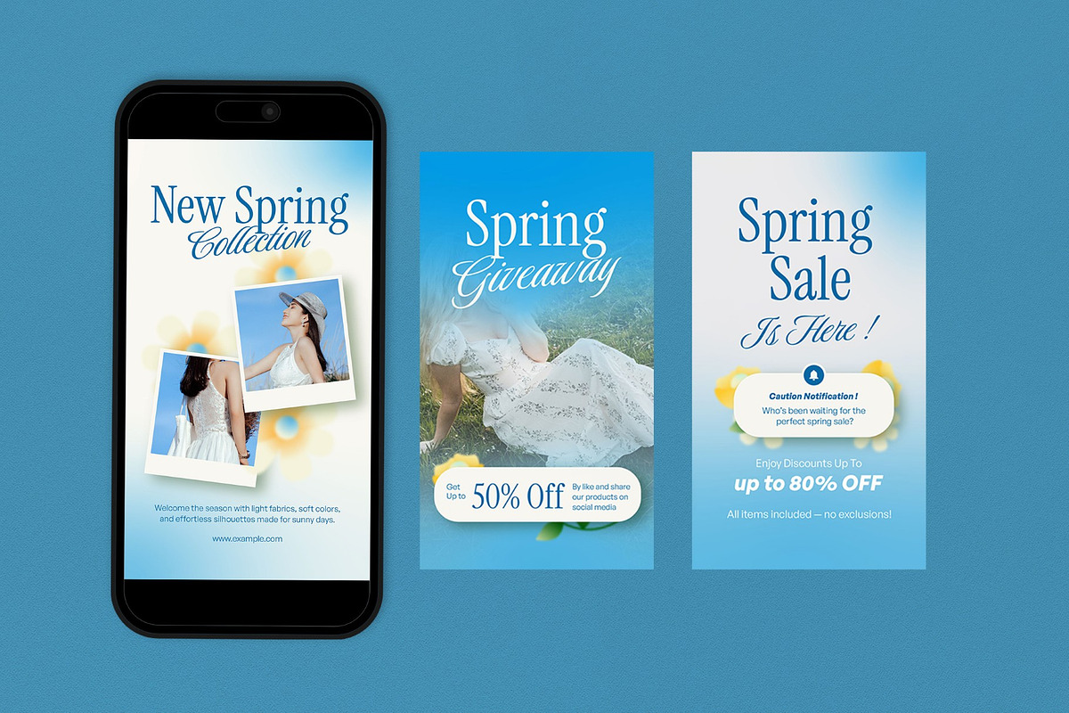 Spring Fashion Instagram Template, a Social Media Template by graphicook (Photo 3 of 3)