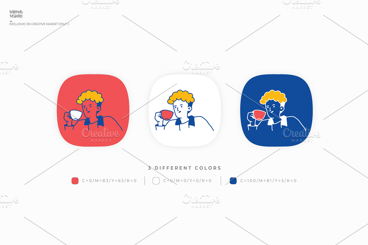 CoffeeShop logo, a Branding & Logo Template by blends.studio (Photo 2 of 4)
