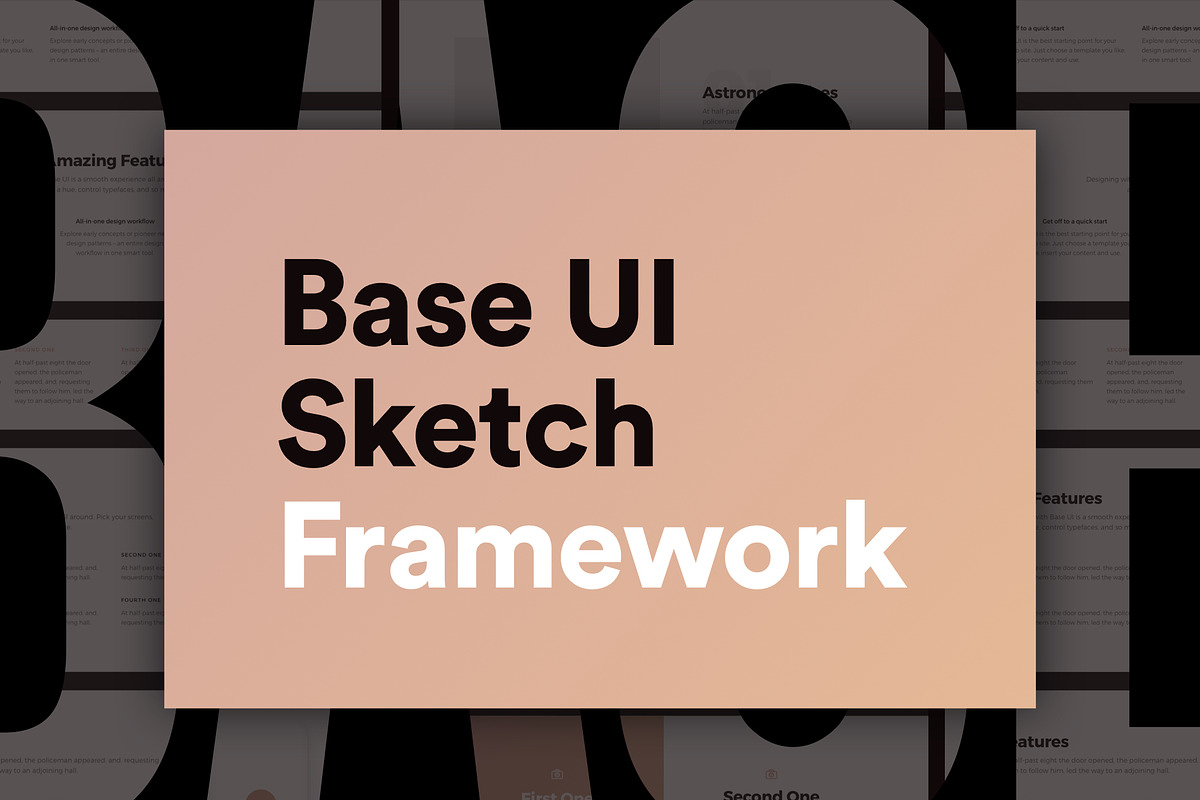 Base UI Framework, an UI Kit Template by RobertMayer