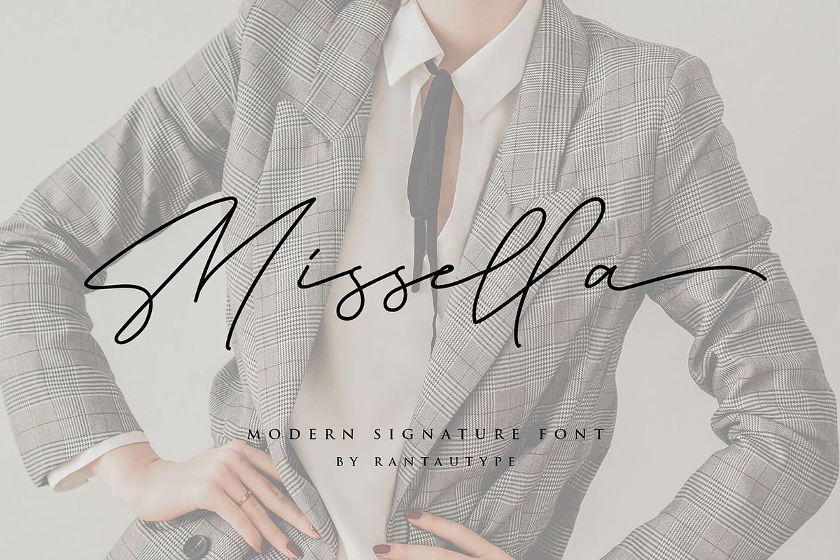 Missella - Handwritten Font, a Handwritten Font by RantautypeStudio (Photo 1 of 11)