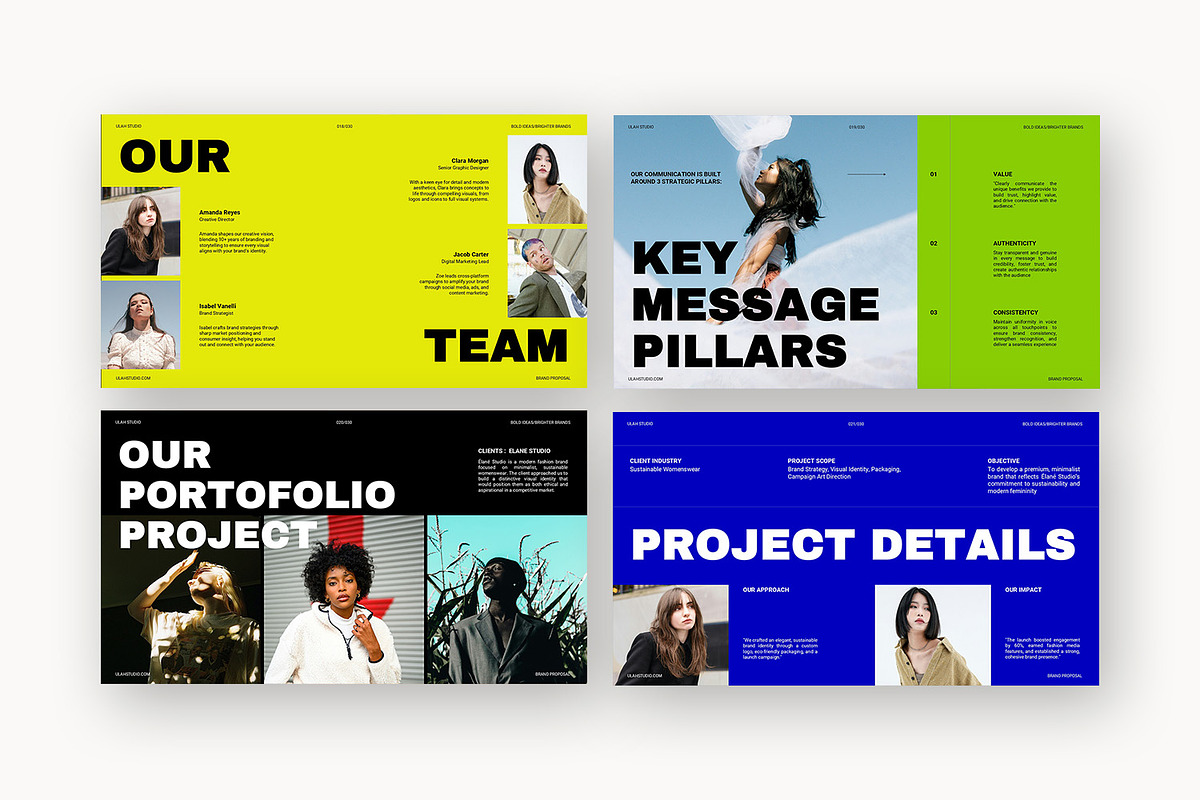 Ulah : Lifestyle Brand Powerpoint, a Presentation Template by Punkl Camp (Photo 11 of 15)