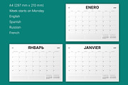 2027 Monthly Planner (MP050-2-27-L), a Stationery Template by mikhailmorosin (Thumbnail 3 of 8)